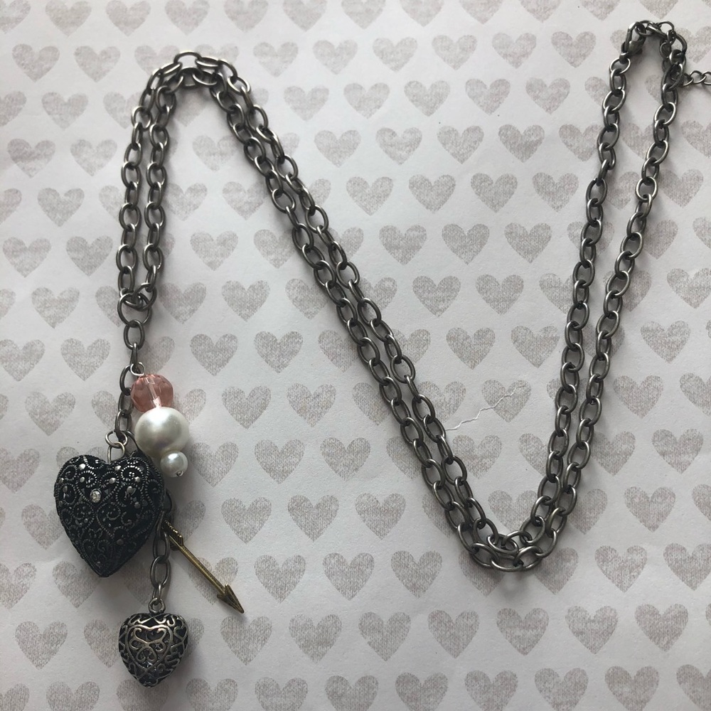 NWT Handmade vintage cluster necklace